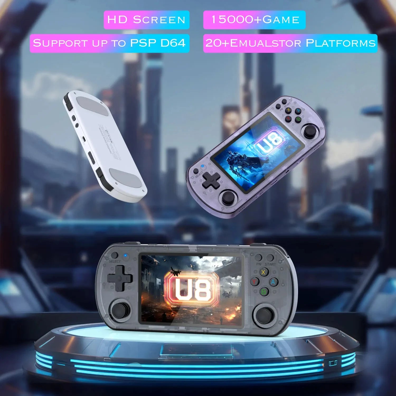 Console Unico pocket U8 Retrogaming 15000 Jeux