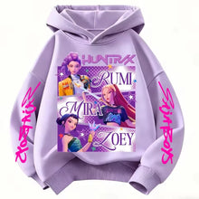 Sweat à capuche enfant à motifs de chasseuses fantastiques