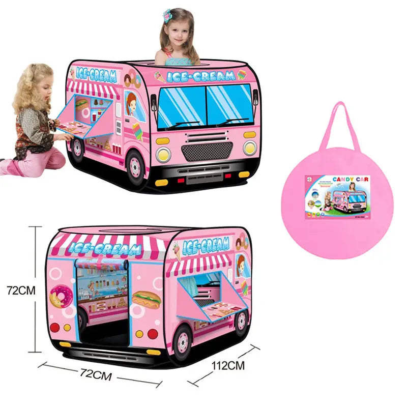 Tente de jeu Camion de glace pour enfants