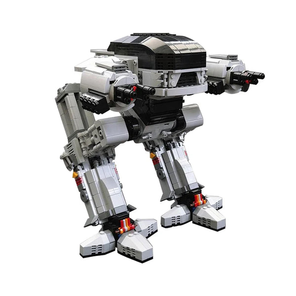 Robot de police futuriste en briques – 1 473 pièces