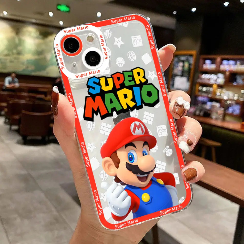 Coque téléphone silicone Super Mario