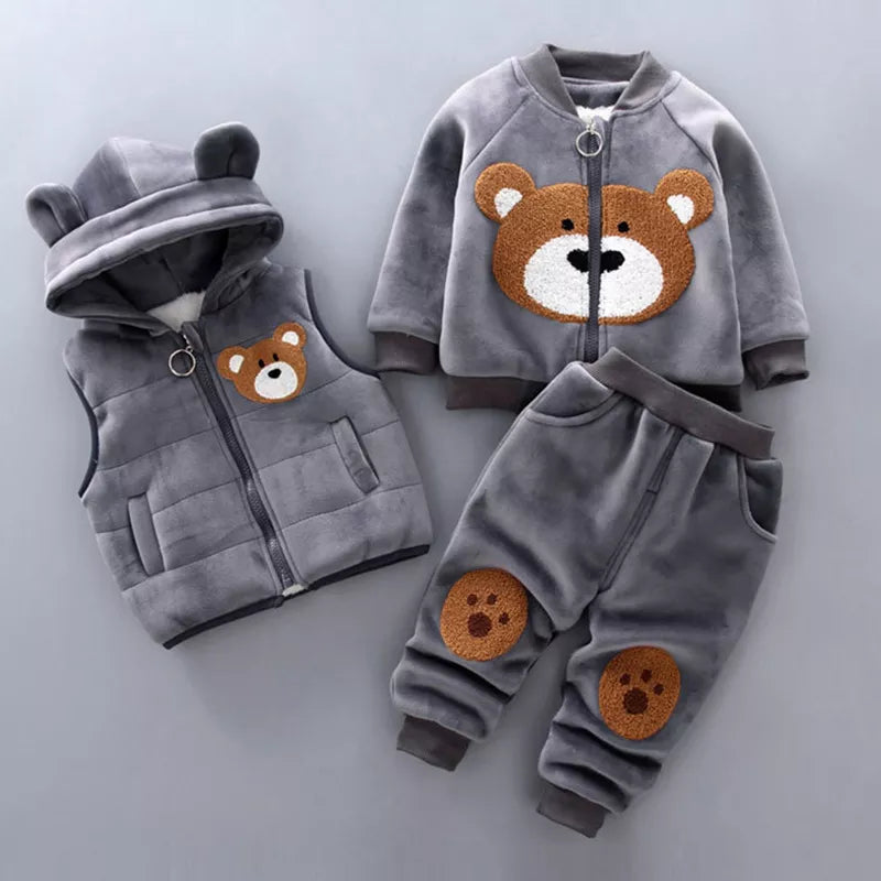 Ensemble Bebe Ourson Coton