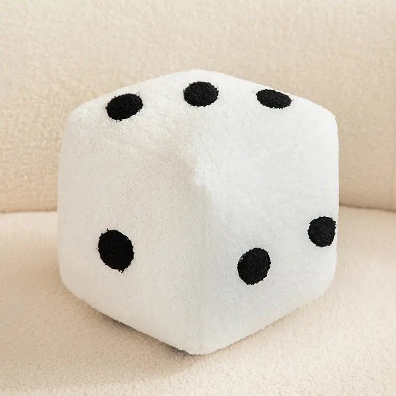 Coussin en peluche Cube de dés