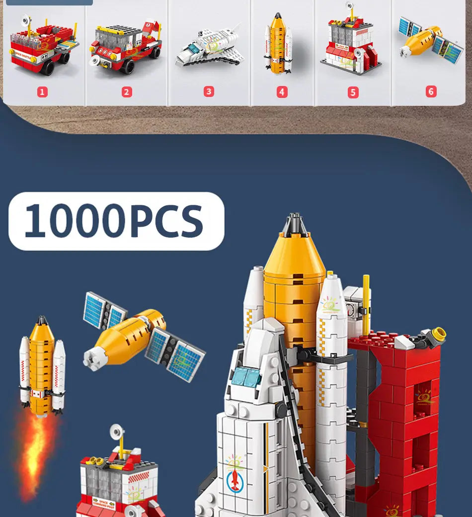 Blocs de construction de fusée aérospatiale