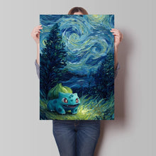 Poster Pikachu Snorlax Van Gogh