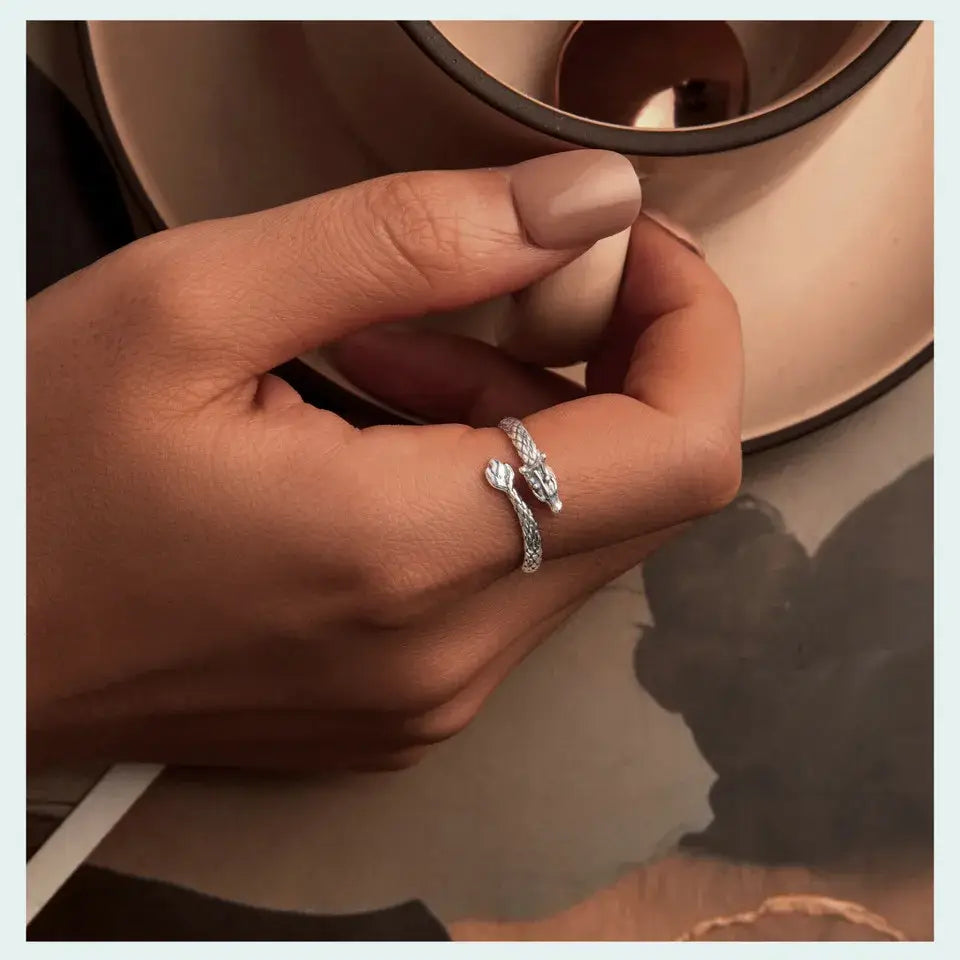 Bague argent Réglable Dragon