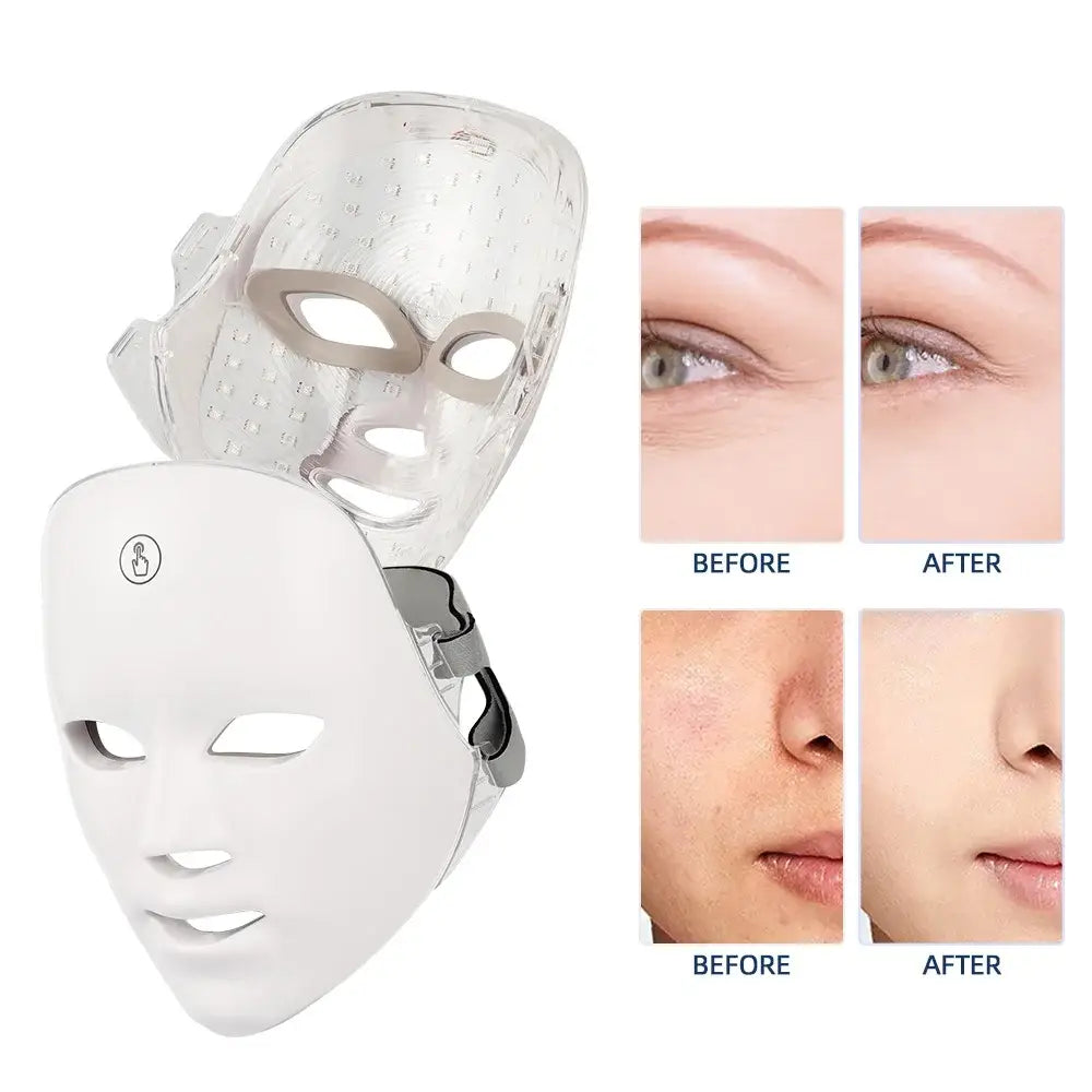 Masque visage LED thérapie photons