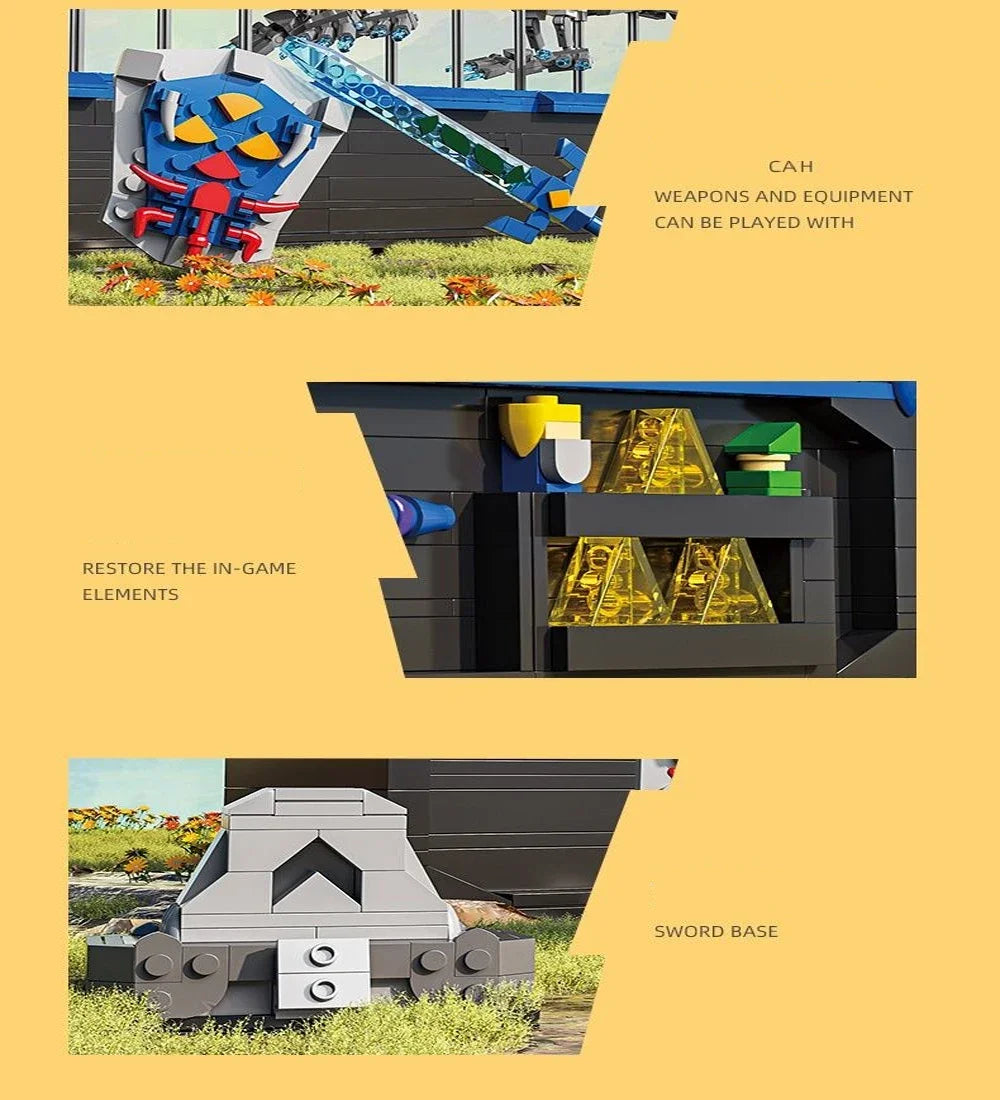 Set de construction Dragon Blanc Zelda BOTW