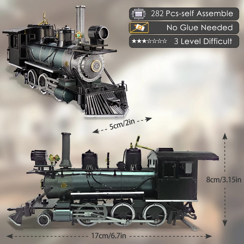 Puzzle Métal 3D Locomotive