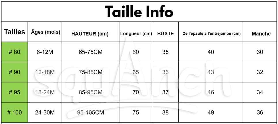 Déguisement Monstre pour bébé Fille Garçon