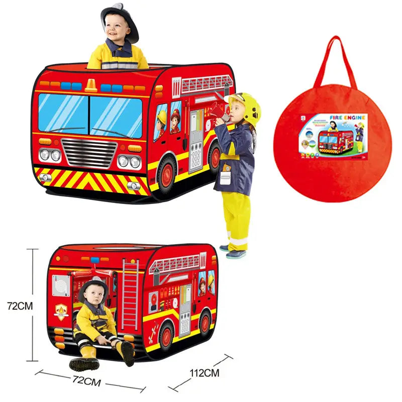 Tente de jeu Camion de Pompier pour enfants