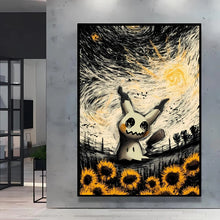 Poster Pikachu Snorlax Van Gogh