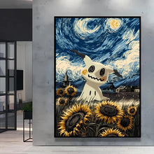 Poster Pikachu Snorlax Van Gogh