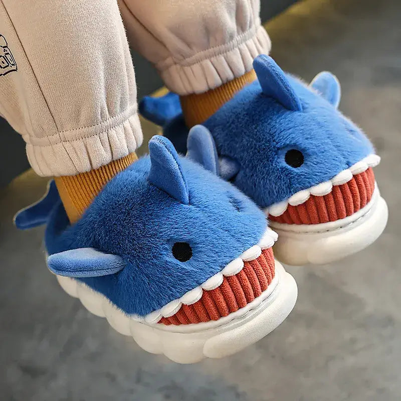 Chaussons Hiver Coton Requin