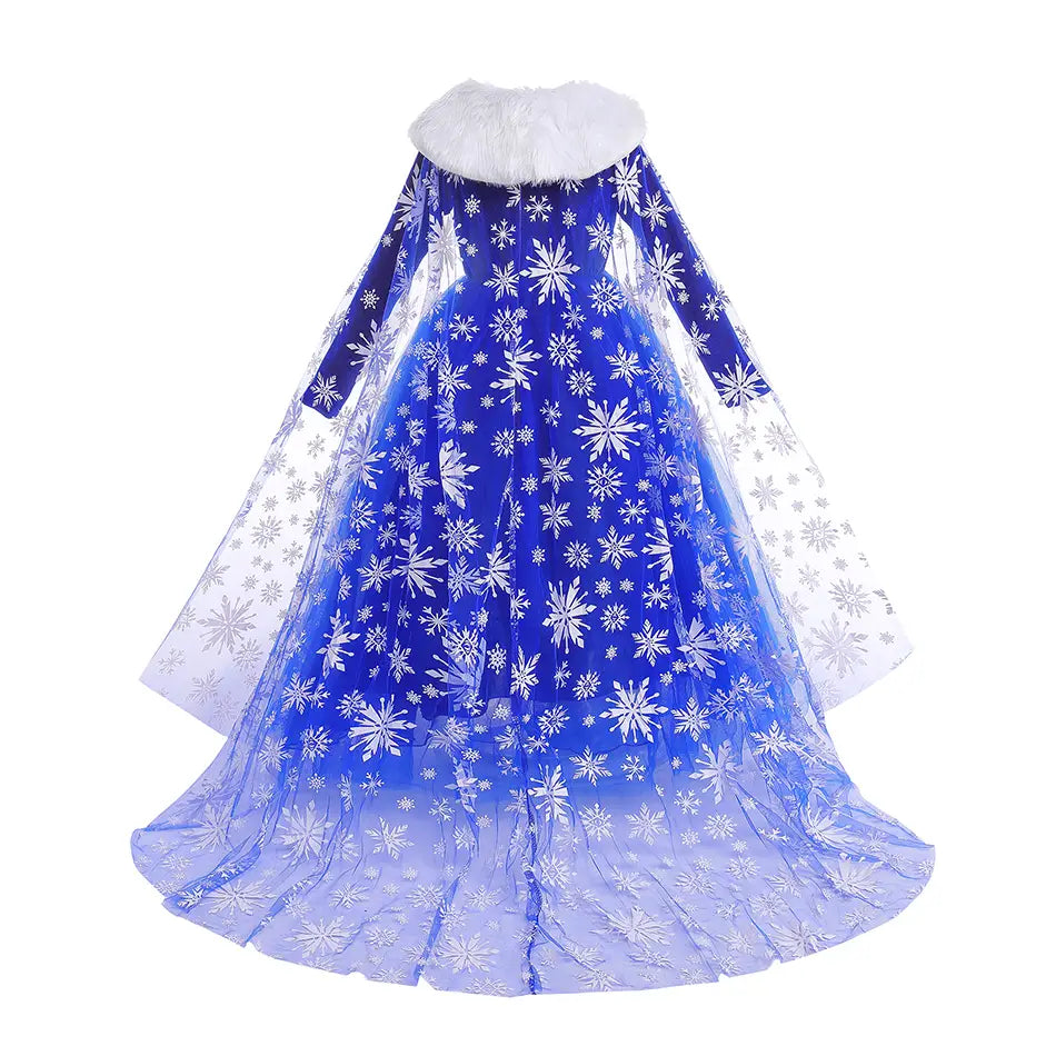 Robe Bleue de princesse Elsa