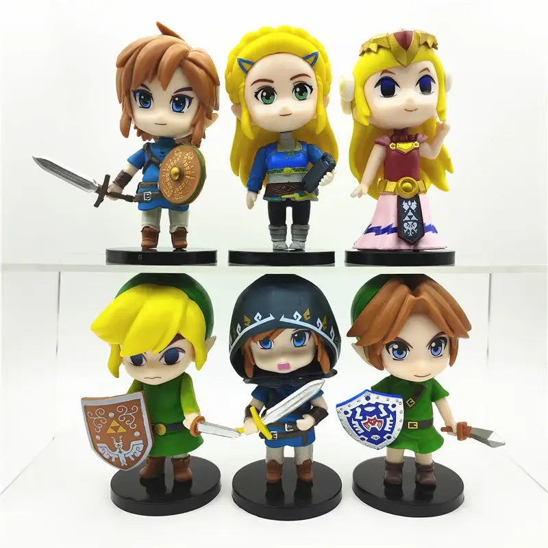 Pack 6 Figurines Legend of Zelda