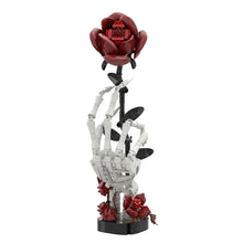 Main de squelette avec rose Halloween en briques – 357 pièces
