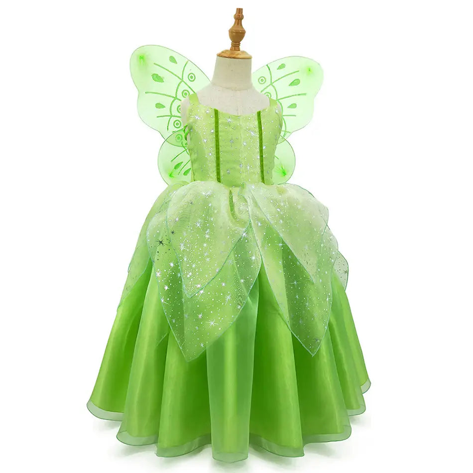 Robe Cosplay Fée Clochette pour filles