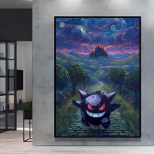 Poster Pikachu Snorlax Van Gogh