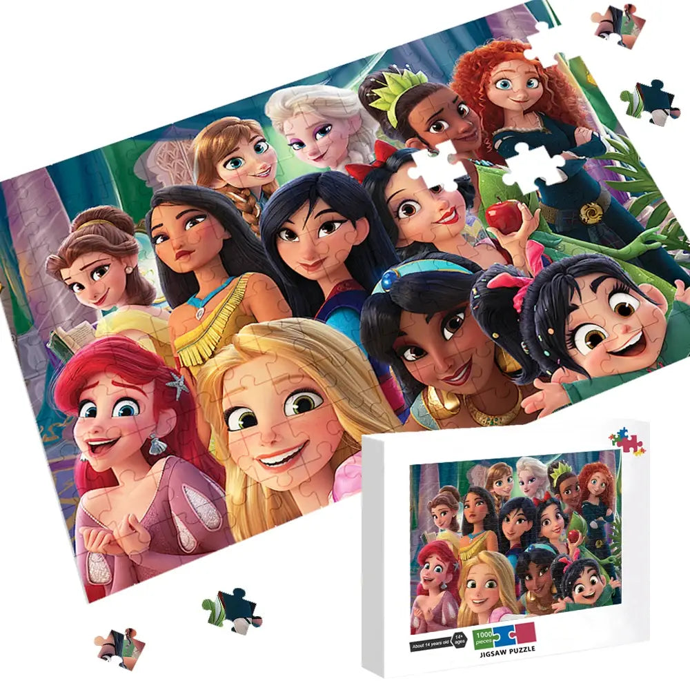 Puzzle Bois Princesses Disney