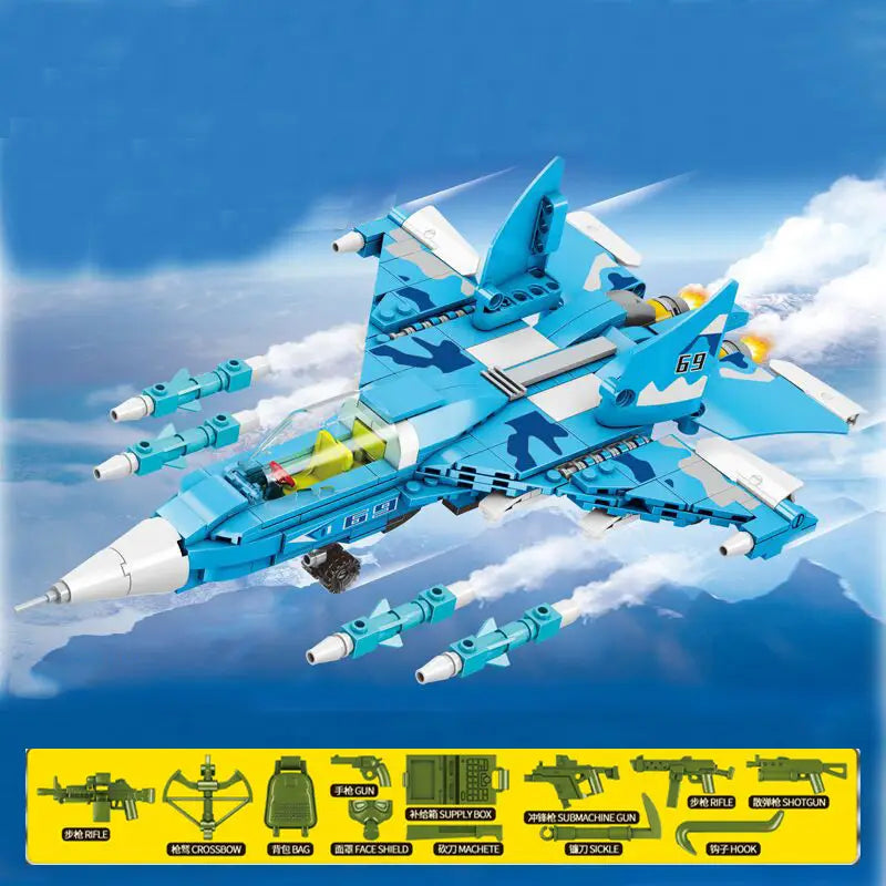 Bloc de construction Avion militaire Sukhoi Su-27