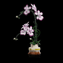 Orchidée décorative en briques de construction