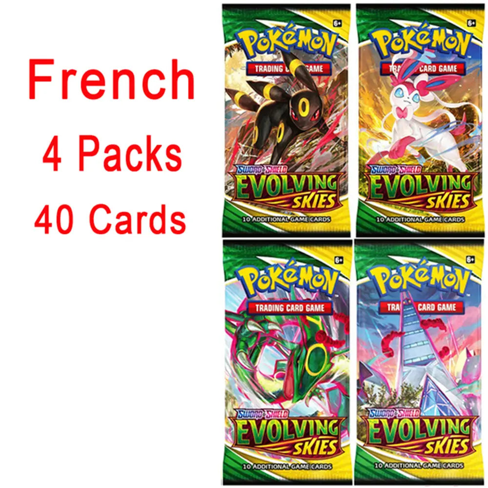 40 Cartes Pokemon Version Française