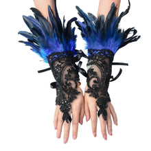 Gants en plumes Bal masqué - Enjouet