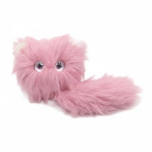 Jouet intelligent mignon compagnon peluche rose avec yeux boutons argentés et batterie lithium rechargeable intégrée