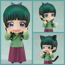 Figurine apothicaire de palais 10 cm vert cheveux bleu yeux chat oreilles et queue disponible dans trois modèles proposés
