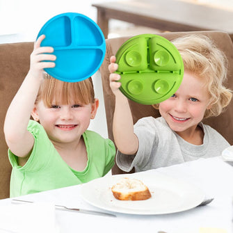 Assiette Ventouse silicone pour bébé - Enjouet