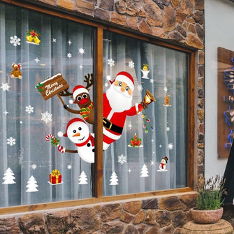 Autocollant de décoration murale de noël - Enjouet