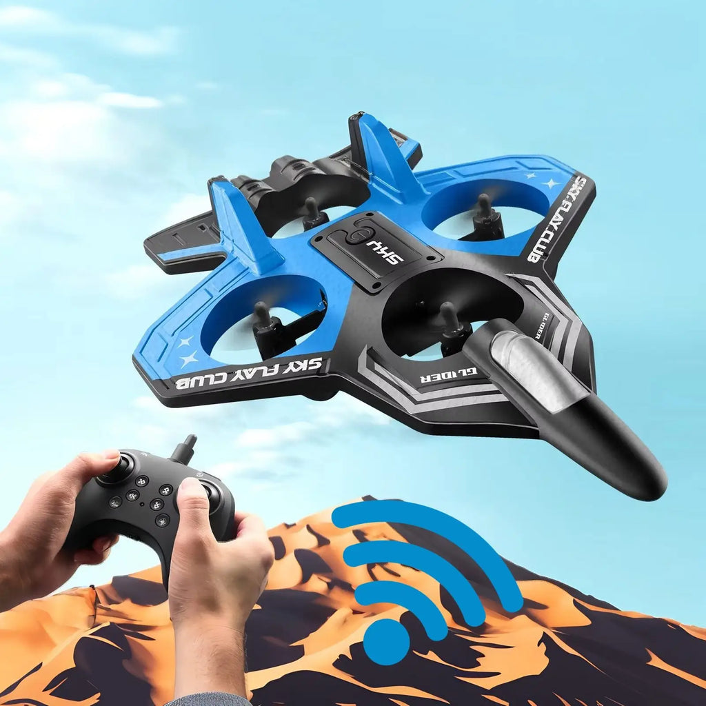 Avec 2 Battes-Avion De Chasse Télécommandé À Six Axes 2.4g 4ch, Drone Avec 2 Battes-Avion De Chasse Télécommandé À Six Axes 2.4g 4ch, Drone