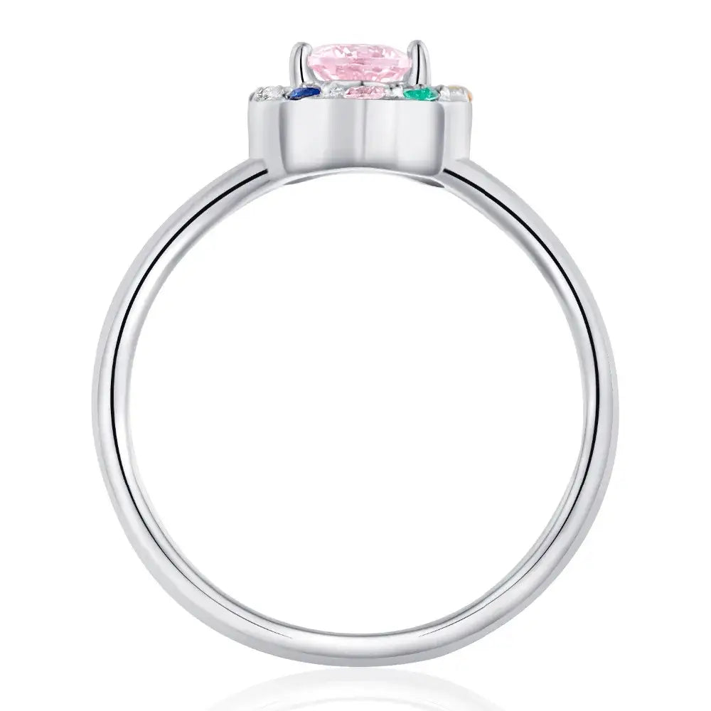 Bague Argent 925 Lune Diamant Sailor Moon - Enjouet