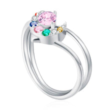 Bague Argent 925 Lune Diamant Sailor Moon - Enjouet