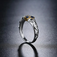 Bague Argent Zelda TOTK Zora Sapphire - Enjouet