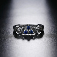 Bague Argent Zelda TOTK Zora Sapphire - Enjouet