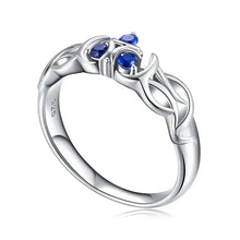 Bague Argent Zelda TOTK Zora Sapphire - Enjouet