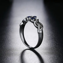 Bague Argent Zelda TOTK Zora Sapphire - Enjouet