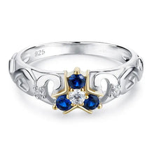 Bague Argent Zelda TOTK Zora Sapphire - Enjouet
