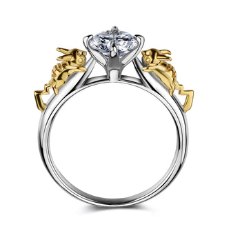 Bague de mariage en argent Pikachu - Enjouet