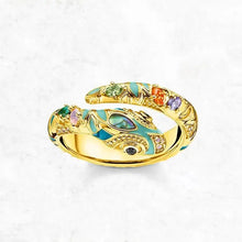 Bague Serpent magique Argent Plaqué Or - Enjouet