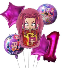 Ballons Anniversaire Demon Hunters 6 Pcs - Enjouet