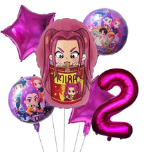 Ballons Anniversaire Demon Hunters 6 Pcs - Enjouet