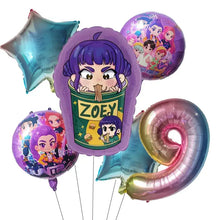 Ballons Anniversaire Demon Hunters 6 Pcs - Enjouet