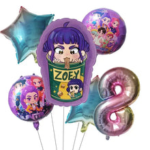 Ballons Anniversaire Demon Hunters 6 Pcs - Enjouet