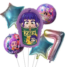 Ballons Anniversaire Demon Hunters 6 Pcs - Enjouet