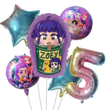 Ballons Anniversaire Demon Hunters 6 Pcs - Enjouet