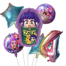 Ballons Anniversaire Demon Hunters 6 Pcs - Enjouet