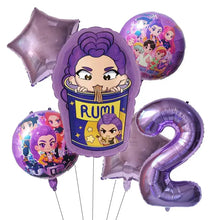 Ballons Anniversaire Demon Hunters 6 Pcs - Enjouet
